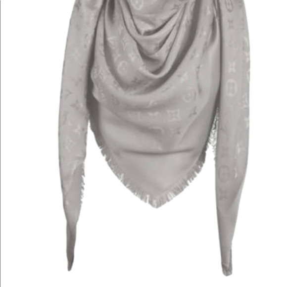 Authentic LOUIS VUITTON Verone/Beige Shawl Scarf - Picture 2 of 3